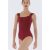 Wear Moi Amina leotard, with lace inserts, sleeveless