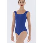 Wear Moi Amina leotard, with lace inserts, sleeveless