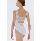 Body Wear Moi Amina, cu inserții din dantelă, fără mâneci