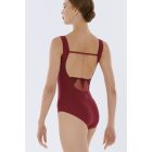 Wear Moi Belle leotard, with lace inserts, sleeveless