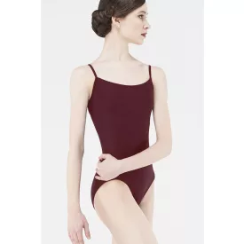   Wear Moi Caprice leotard with spaghetti straps and tulle insert