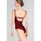 Wear Moi Mauve spaghetti strap leotard