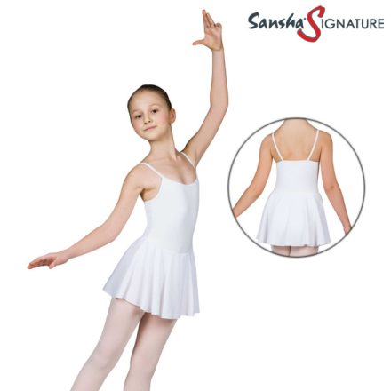 Sansha Savanah Y1558C/F Tricou de balet cu fustă cu bretele subțiri